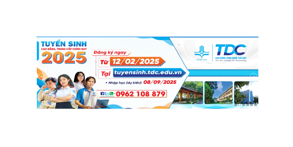 TUYỂN SINH CAO ĐẲNG, TRUNG CẤP NĂM 2025 KHOA KINH TẾ